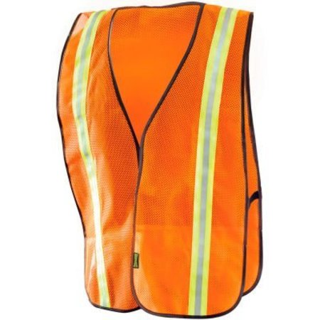 OCCUNOMIX Classic Flame Resistant Non-ANSI Vest Hi-Vis Yellow, S/M,  LUX-XSGFR-YS/M